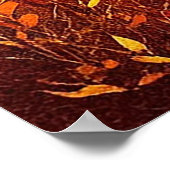 Poster Paysage d'automne avec bouleaux (Coin)