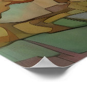 Poster Paysage d'automne du pays Imprimer (Coin)