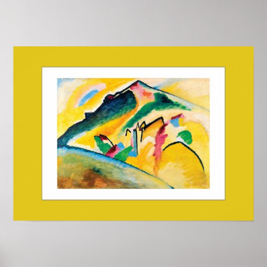Poster Paysage d'automne par Wassily Kandinsky (Devant)