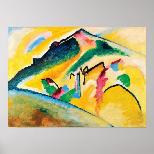 Poster Paysage d'automne par Wassily Kandinsky (Devant)