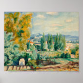 Poster Paysage d'automne, Saint-Tropez | Henri Manguin (Devant)