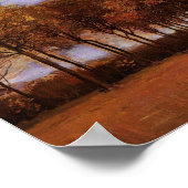 Poster Paysage d'automne, Van Gogh Art (Coin)