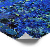 Poster Paysage de Bluebonnet avec cactus et laurier de mo (Coin)