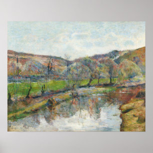 Poster Paysage de Bretagne par Paul Gauguin