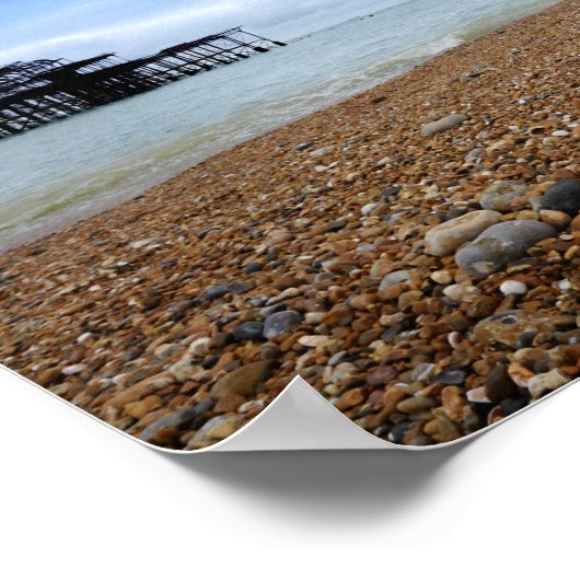Poster Paysage de Brighton West Pier (Coin)