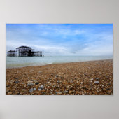 Poster Paysage de Brighton West Pier (Devant)