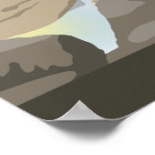 Poster Paysage de Bude Cornwall (Coin)