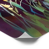 Poster Paysage de campagne peinture aquarelle (Coin)