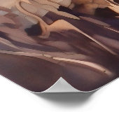 Poster Paysage de campagne peinture aquarelle (Coin)