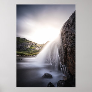 Poster Paysage de cascade photo
