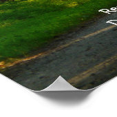 Poster Paysage de chemin calme+Devis (Coin)