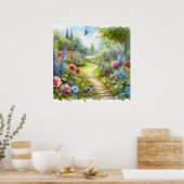 Poster Paysage de chemin de jardin 4 (Cuisine)