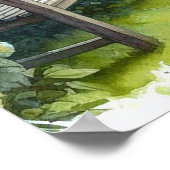 Poster Paysage de chemin de jardin 8 (Coin)