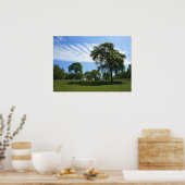 Poster Paysage de chêne et prairie (Cuisine)