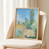Poster Paysage de Claude Monet à Ile Saint Martin