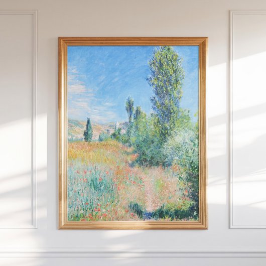 Poster Paysage de Claude Monet à Ile Saint Martin