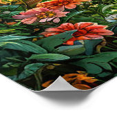 Poster Paysage de fenêtre factice (Coin)