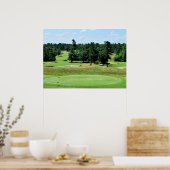 Poster Paysage de golf (Cuisine)
