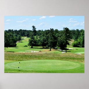 Poster Paysage de golf