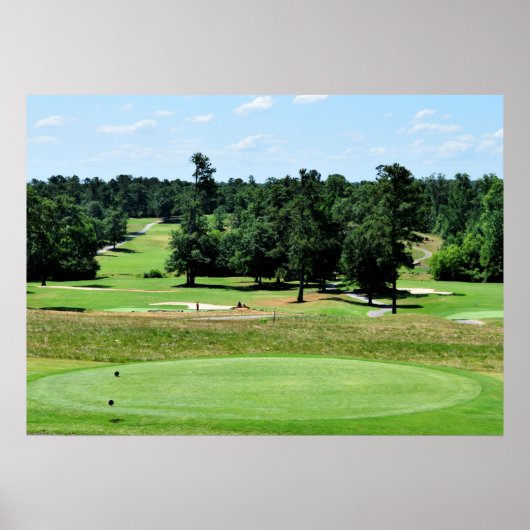 Poster Paysage de golf (Devant)