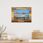 Poster paysage de Jacksonville, Floride (Cuisine)