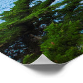 Poster Paysage de la falaise côtière (Coin)