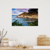 Poster Paysage de la falaise côtière (Cuisine)