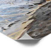 Poster Paysage de la forêt de neige, Walter Moras (Coin)