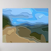 POSTER PAYSAGE DE LA MONTAGNE (Devant)