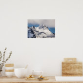 Poster Paysage de la montagne de neige (Cuisine)