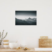 Poster Paysage de la montagne Lofoten (Cuisine)