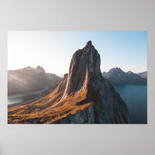 Poster Paysage de la montagne norvégienne