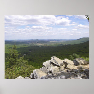 Poster Paysage de la Pennsylvanie