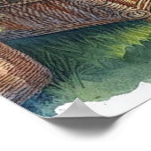 Poster Paysage de la retraite du jardin 3 (Coin)