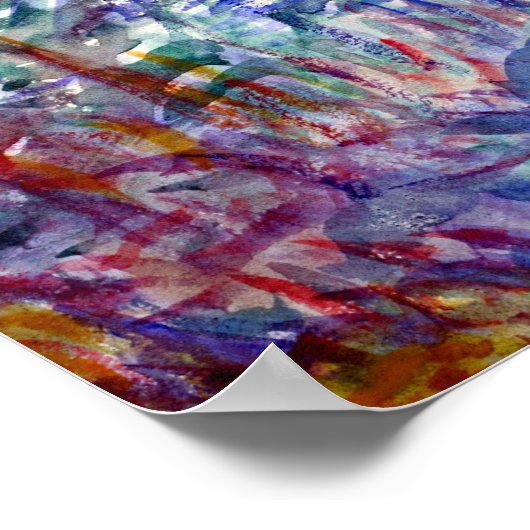 Poster Paysage de la rivière Pierre-Auguste Renoir, 1890 (Coin)