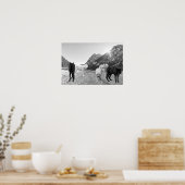 Poster Paysage de la rivière White Black Wolf (Cuisine)