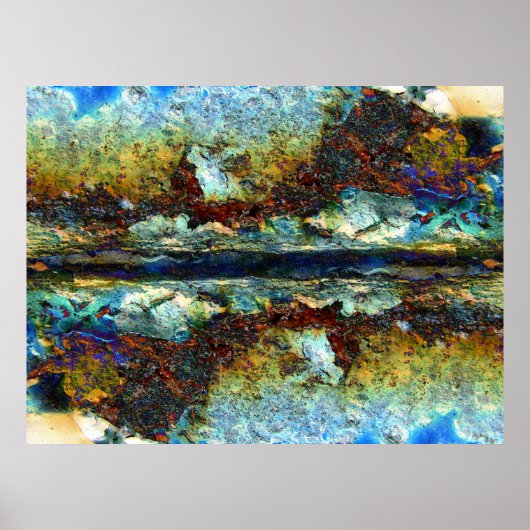 Poster Paysage de la rouille (Devant)