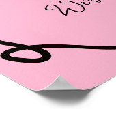 Poster Paysage de la table de Mariage de bienvenue de Han (Coin)