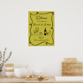Poster Paysage de la table de Mariage de bienvenue de Han (Cuisine)