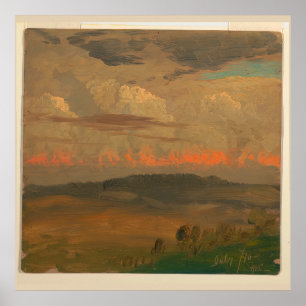 Poster Paysage de la vallée de l'Hudson