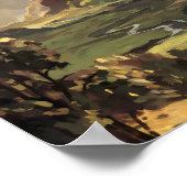 Poster Paysage de la vallée Serene (Coin)