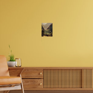 Poster Paysage de la vallée Serene