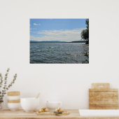 Poster Paysage de lac (Cuisine)