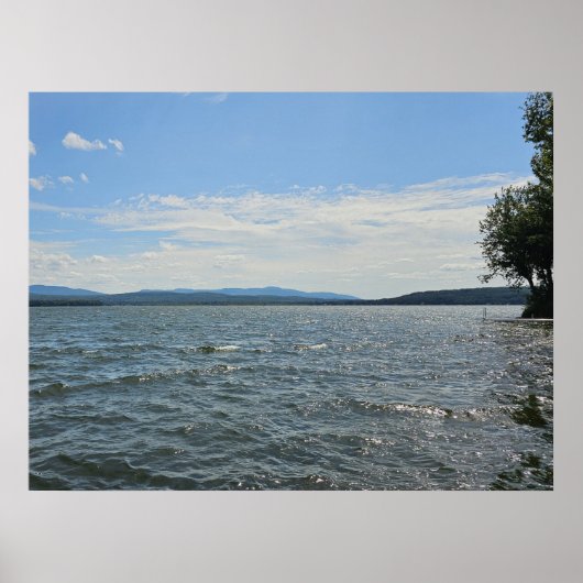 Poster Paysage de lac (Devant)