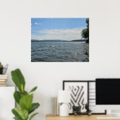 Poster Paysage de lac (Bureau à domicile)