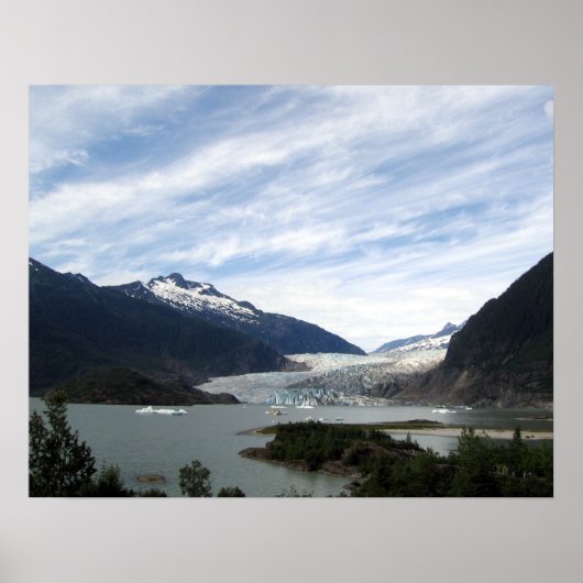 Poster Paysage de l'Alaska (Devant)