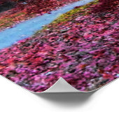 Poster Paysage de l'arbre d'automne (Coin)