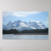 Poster Paysage de Lower Sunwapta Falls (Devant)