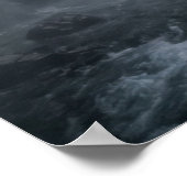 Poster Paysage de lumière de cascade céleste (Coin)