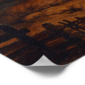 Poster Paysage de Lune par Aert Van Der Neer (1647) (Coin)